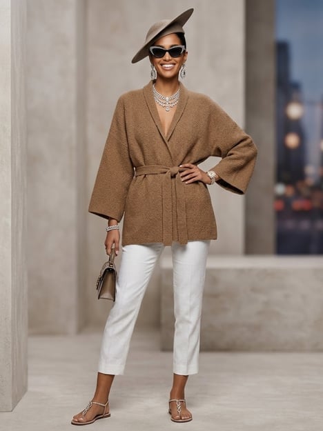Woman's Cardigan TRIBECA New Collection FASHION CHIC - BYMANYC ® New York
