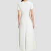 Victoria Beckham Blaire Midi Dress In Ivory - 4 - Womens