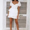 Be Cute Mini Dress White
