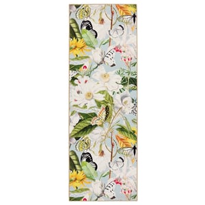 Butterfly Blooms Eco-Washable Runner - 75x220cm