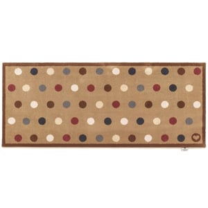 Spot 10 Brown Washable Runner - 65x150cm