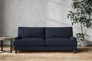 nkuku Marri Sofa | Make To Order | Grand | Brera Linen Indigo