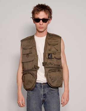 Tactical Gilet Jacket in Khaki