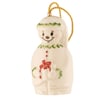 Belleek Classic Elf Snowman Bell Ornament
