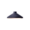 Claude shade in black iris with copper interior