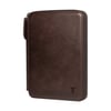 Leather Travel Wallet / Organizer - Dark Brown