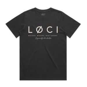 CØRE WOMEN'S VINTAGE-WASH T-SHIRT - BLACK - XL