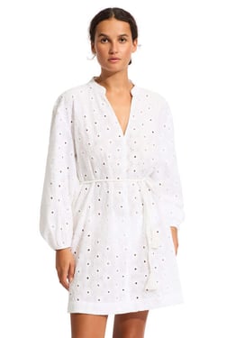 Lulu Broderie Kaftan - L