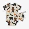 Wildlife Baby Bodysuit & Hat