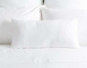 QE Home Boudoir Pillow Insert, White, 24" x 12"