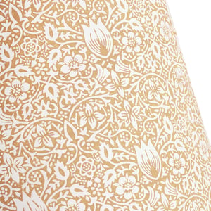 45cm straight empire shade in sunflower Borage block printed card by Morris & Co.