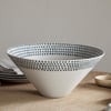 nkuku Juniper Drop Serving Bowl | Serveware | Large | Cream & Juniper