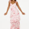 Refreshing Oasis Maxi Dress Pink