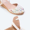Sagaro Archive Canvas Espadrille Wedges