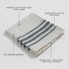 Soot Edith 100% Linen Tea Towel