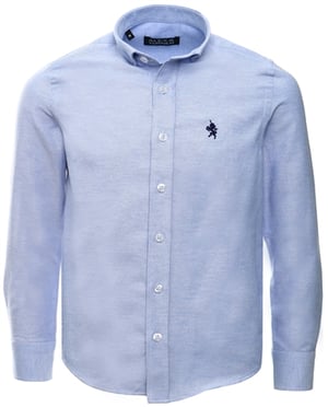 Alex & Turner Junior Long Sleeve Shirt - Light Blue - XLB