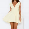 Pineapple Island Mini Dress Yellow