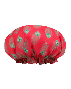 Shower Cap Red Peacock - Red