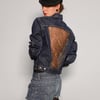 Party Back Denim Jacket in Blue