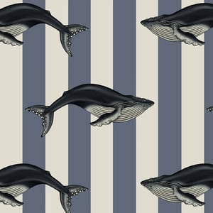 BALEANA Wallpaper - Denim