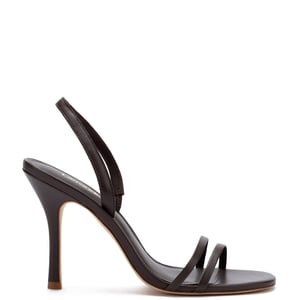Bella Sandal In Brown Leather - 6.5 / Brown