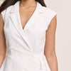 White Tailored Edith Jumpsuit