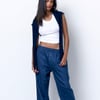 Linen Relaxed Pants - XS