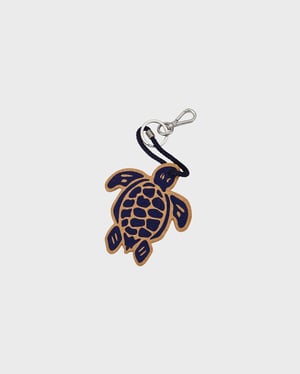 Vilebrequin - Turtle Cork Keyring - Key Ring - Polly - Blue - Size OSFA