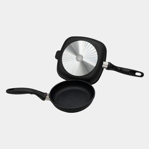 XD Nonstick 8" Fry Pan and 9.5"x 9.5" Grill Pan Set