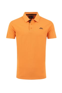 Weird Fish Miles Pique Polo Shirt Pumpkin Size L