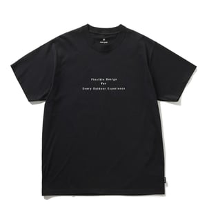 Snow Peak Back Printed Logo T-Shirt Black