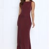 Mariner’s Glow Glitter Maxi Dress Plum