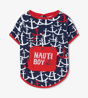 Nautical Anchors Dog Tee