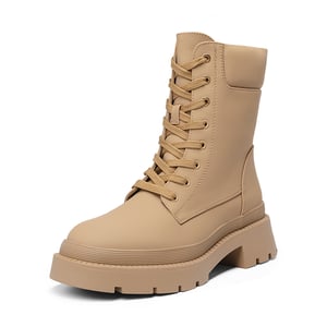 DREAM PAIRS Lug Sole Platform Combat Boots
