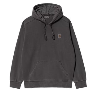 Carhartt WIP Hooded Nelson Sweat Black Garment Dyed
