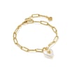Sasha Heart Delicate Chain Bracelet Gold