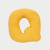 QE Home Alphabet Letter Cushion in Q, Yellow
