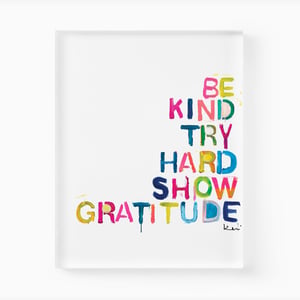 House Rules Vertical Art Print