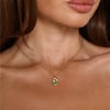 Candy Cane Necklace Gold
