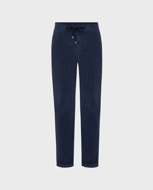 Vilebrequin - Men Large Lines Corduroy Jogger Pants Vintage - Jeans - Clemence - Blue - Size 35