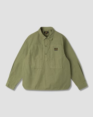 Painters Pop Over Shirt (Olive Ripstop) - XXL
