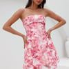 Lovely Dates Strapless Mini Dress Pink
