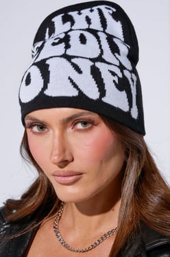 AKIRA All We Need Is Money Beanie | Black Hat