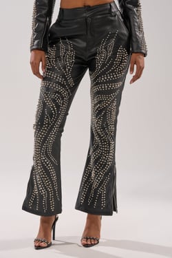 AKIRA Gone Bad Studded Pants | Black | Size 1X