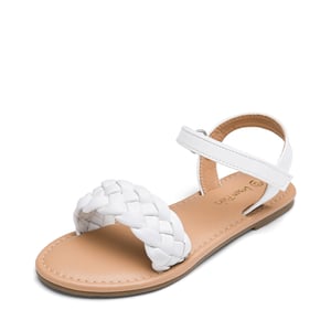 DREAM PAIRS Girls Braided Flat Sandals