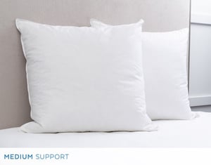 QE Home Feather Euro Pillow Insert, White