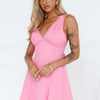 Dream Clouds Mini Dress Pink