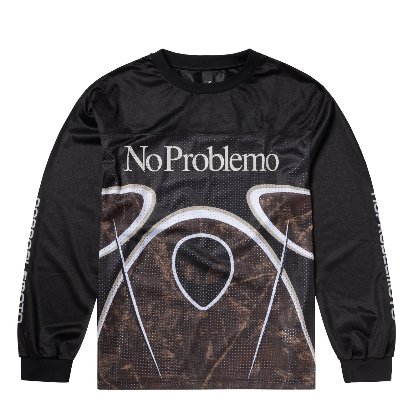 No Problemo Alien L/S Moto Shirt Black