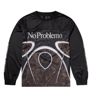 No Problemo Alien L/S Moto Shirt Black