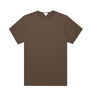 Sunspel S/S Classic T-Shirt Bark